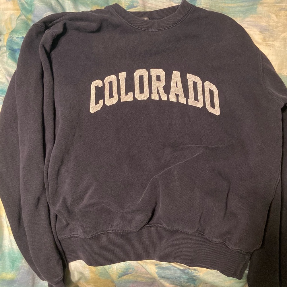 Brandy Melville navy crew neck